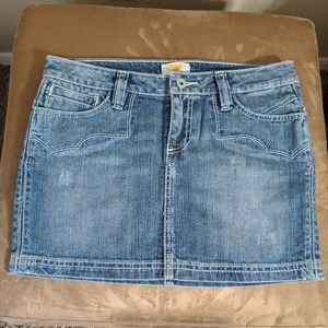 Antik Denim Mini Jean Skirt 2